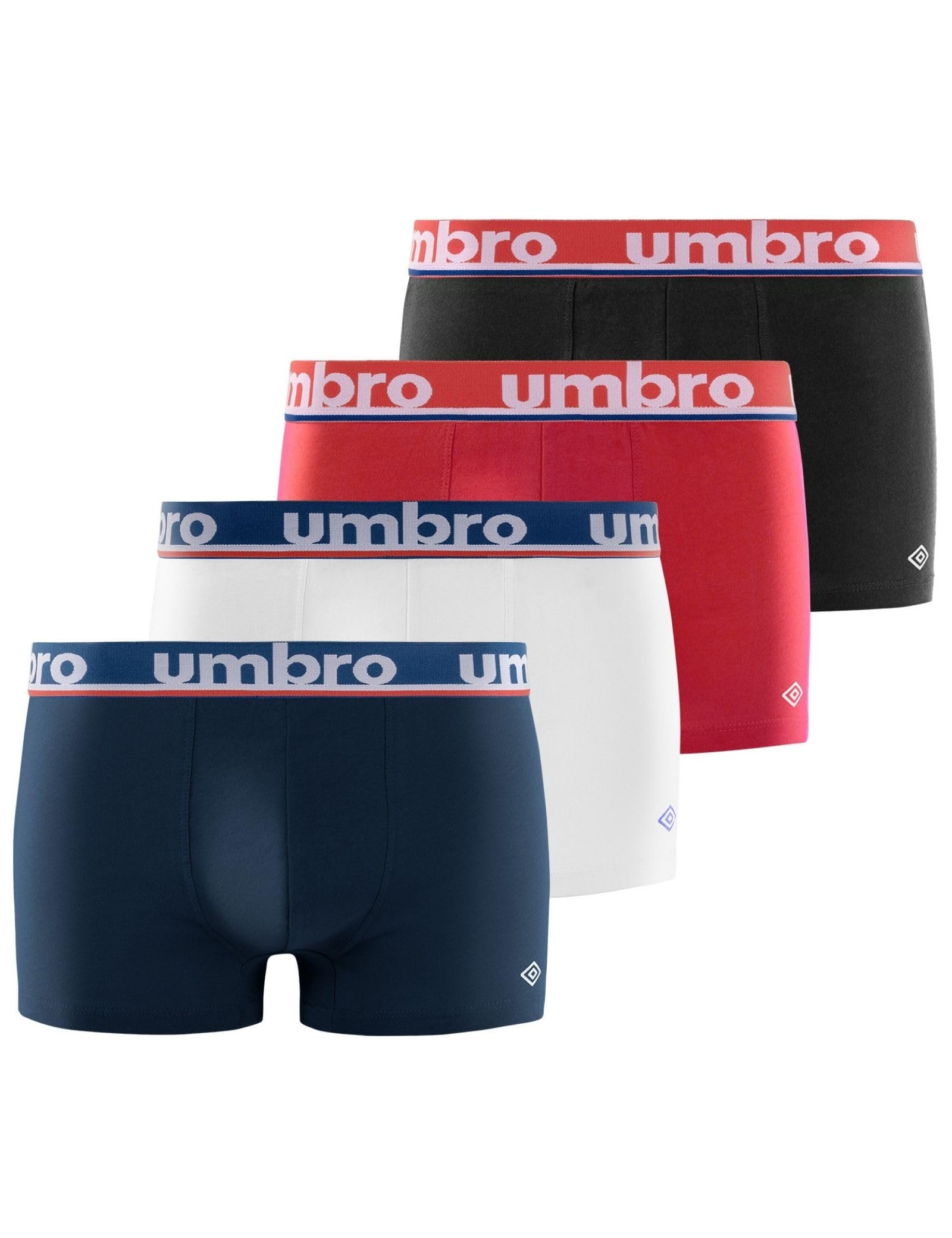 Umbro Umb/1/Bcx4/Ban Men's Boxer Shorts (Pack of 4)