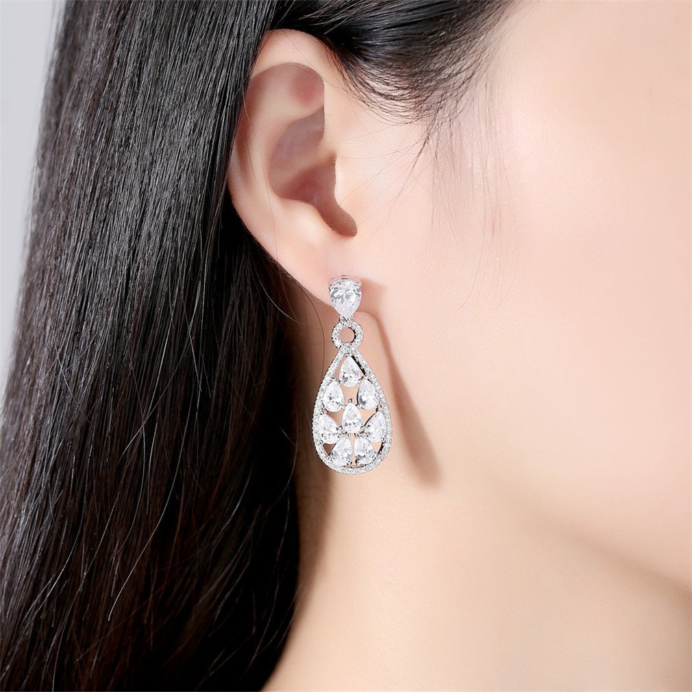 Wiftly Women's Earrings Diamond Cubic Zirconia (Gold)