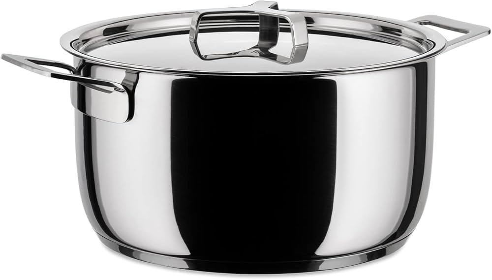 A di Alessi - Pots & Pans - Faitout en Acier Inoxydable 18/10