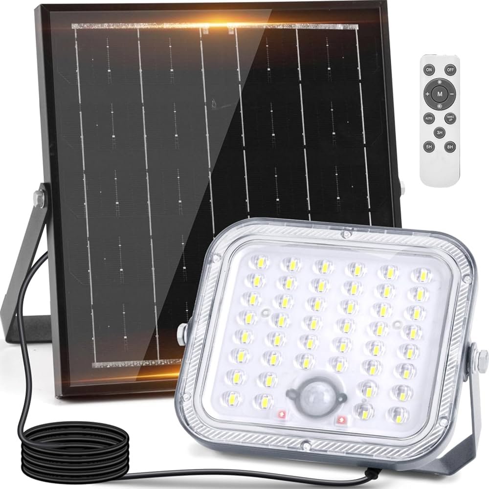 Aigostar Lampes solaire extérieure avec capteur de mouvement PIR ...