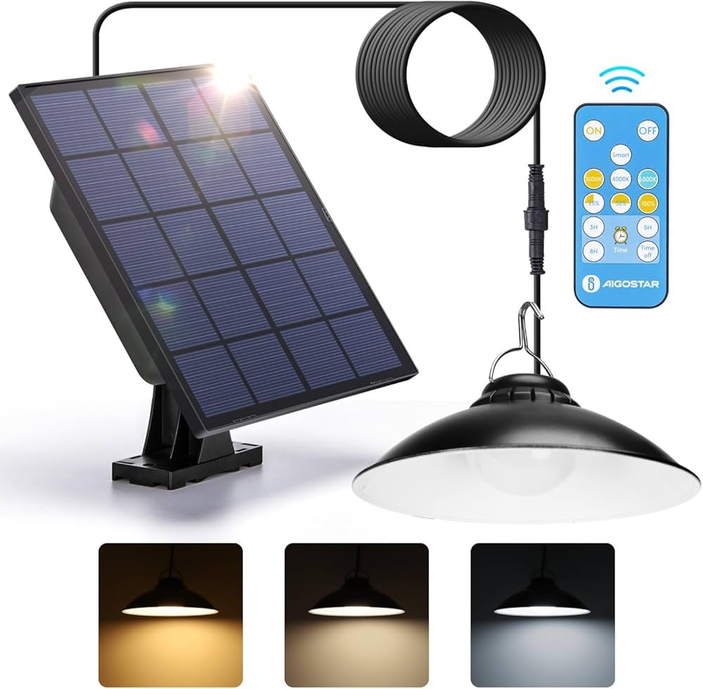 Aigostar Lampes solaire extérieure avec capteur de mouvement PIR ...