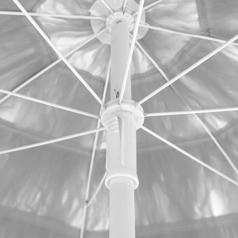 AJJHUUKI Home Items,Hawaii Beach Umbrella White 300 cm ...