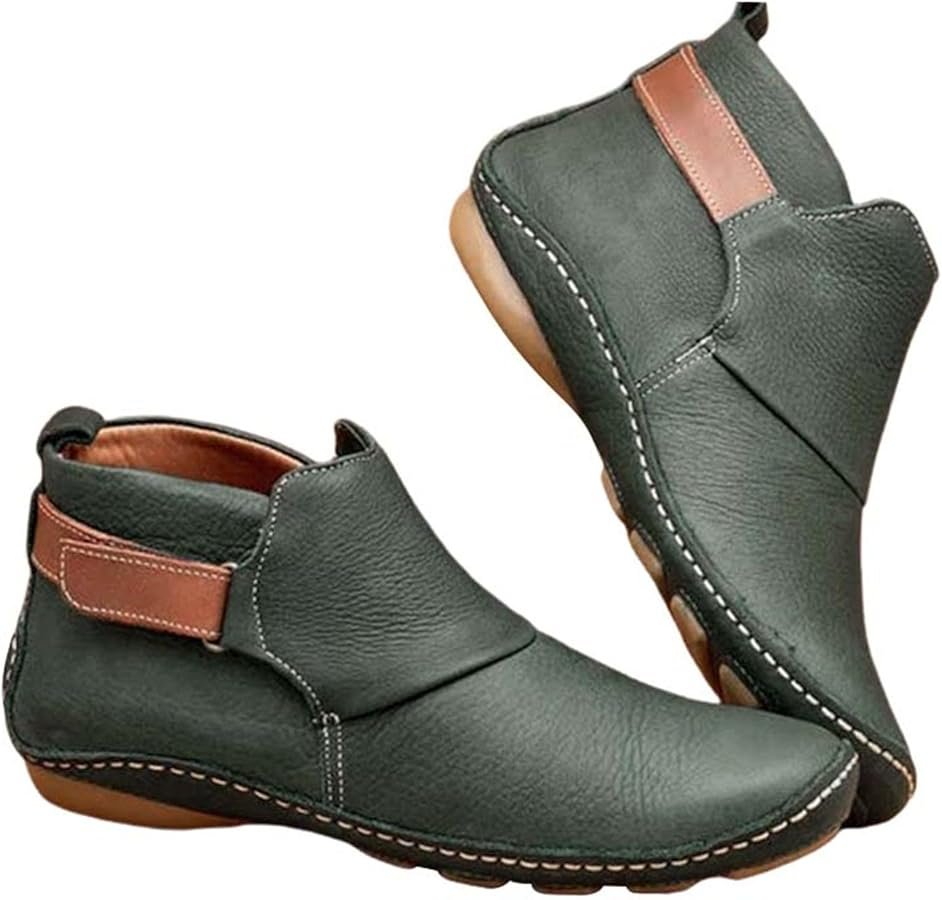 Ankle Boots for Women Ladies Comfy Non Slip Shoes ...