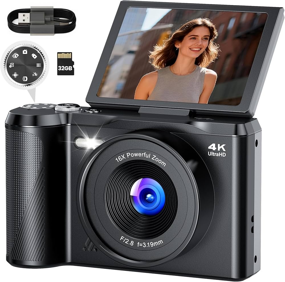 Appareil Photo Numérique 4K Digital: 56MP Appareils ...