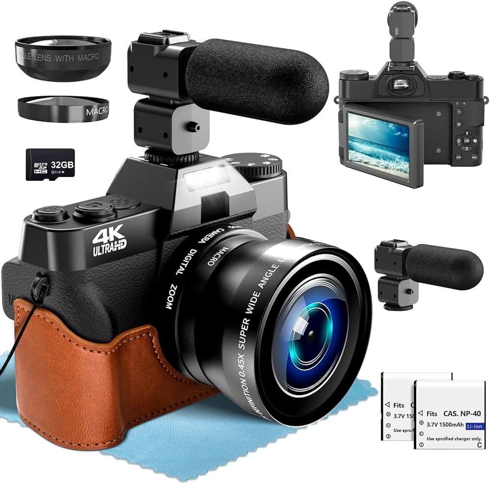 Appareil Photo Numérique 4K Digital: 56MP Appareils ...
