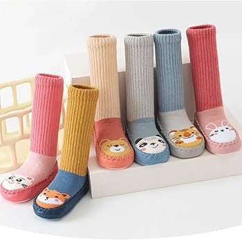 Baby Slippers Non-Slip Socks Baby Shoes First Step Soft ...