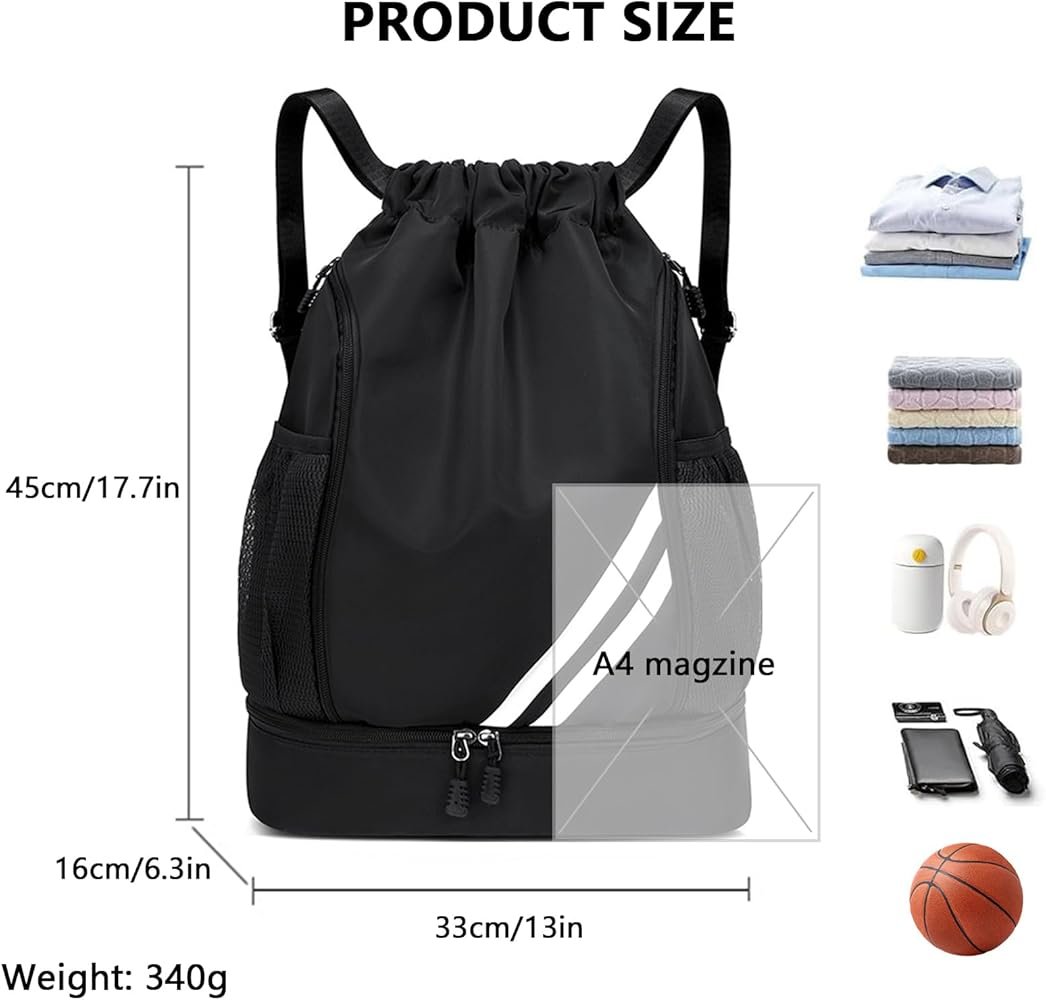 Backpack Pouch - Large Capacity Waterproof Sports Accessories ...