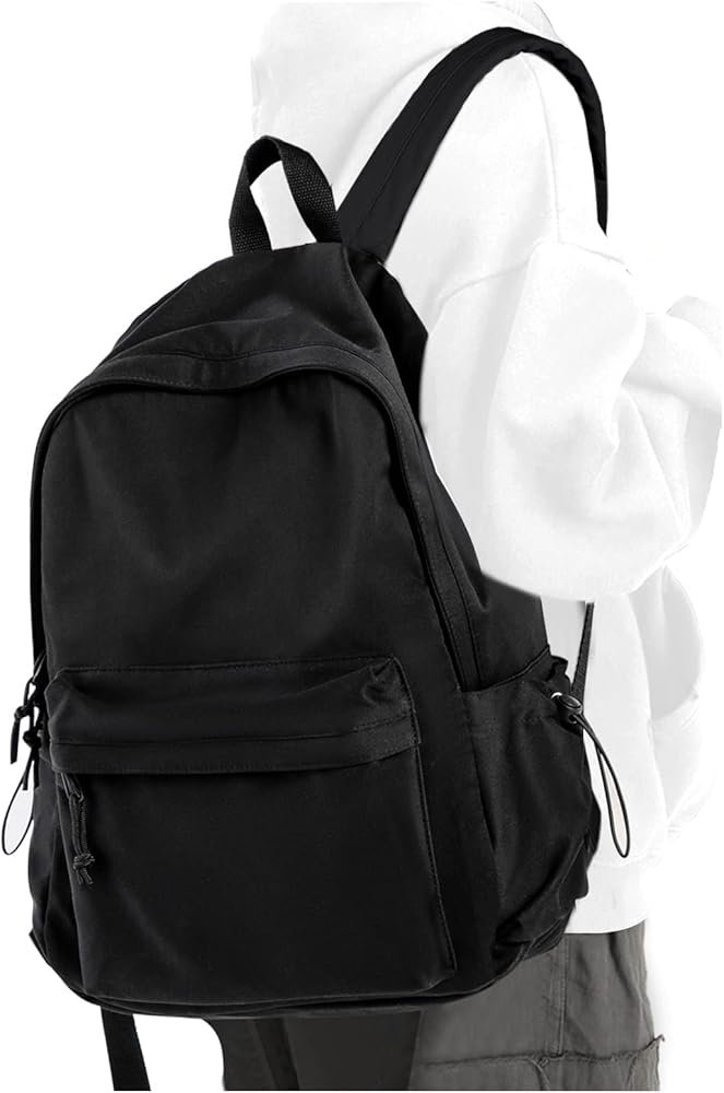 backpack womens mens black for school backpacks girls waterproof ...