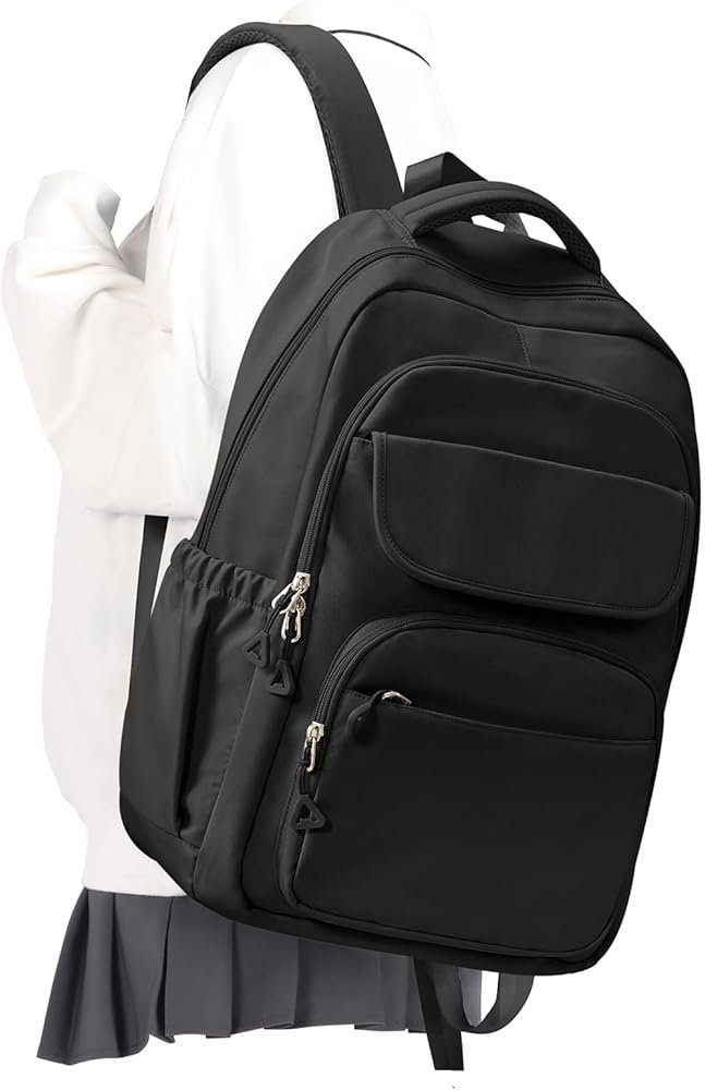 backpack womens mens black for school backpacks girls waterproof ...