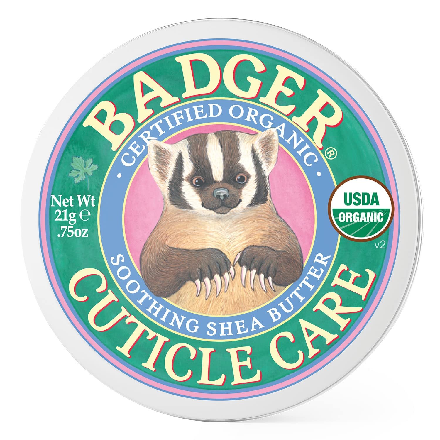 Badger Soothing Shea Butter Cuticle Care Balm 21g