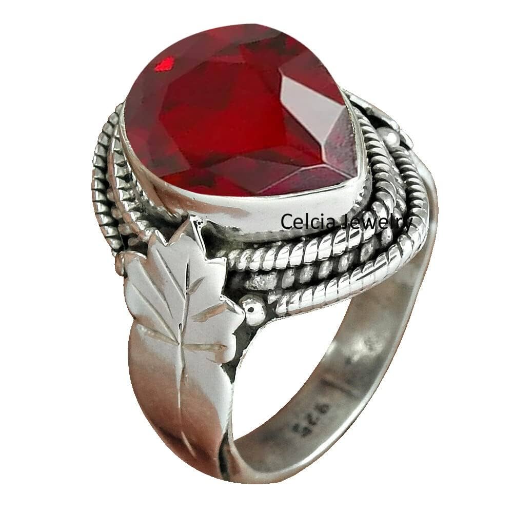 Bague En Argent Femme 925 Avec Pierres Semis Précieuses