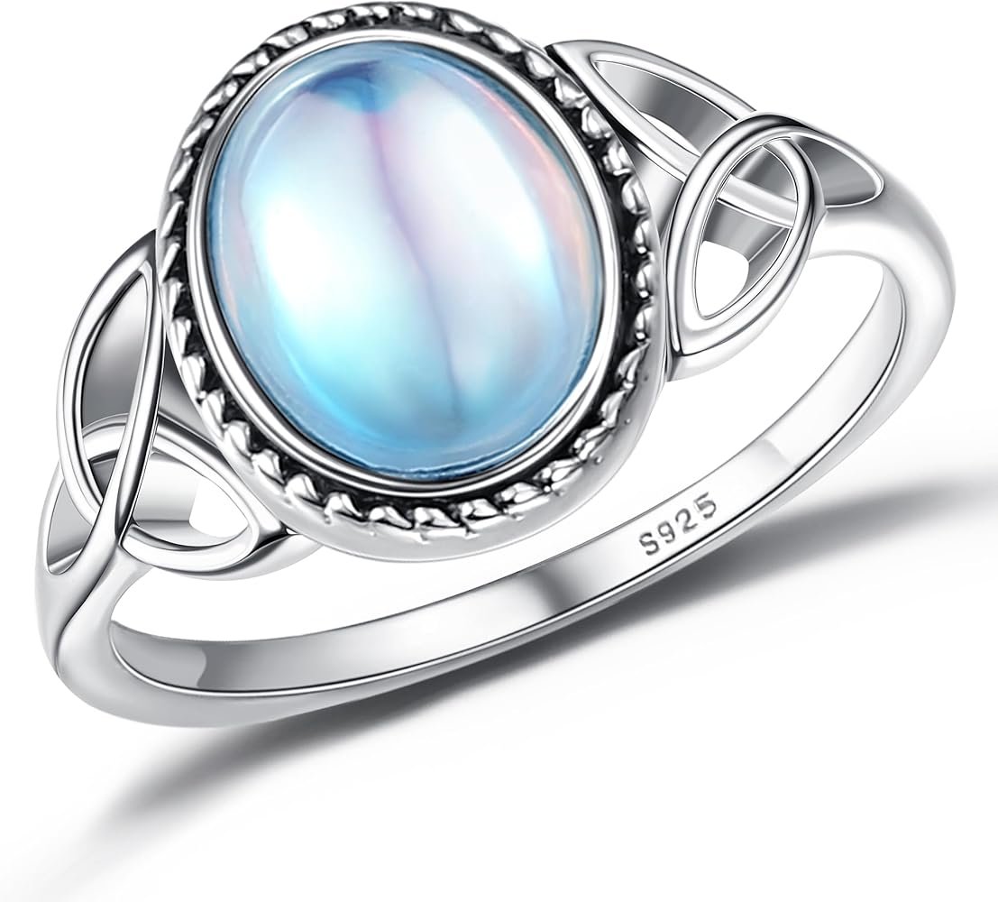 Bague Femme Argent 925 Avec Pierre Naturelle