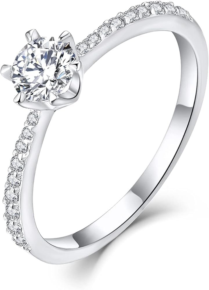 Bague Solitaire Argent