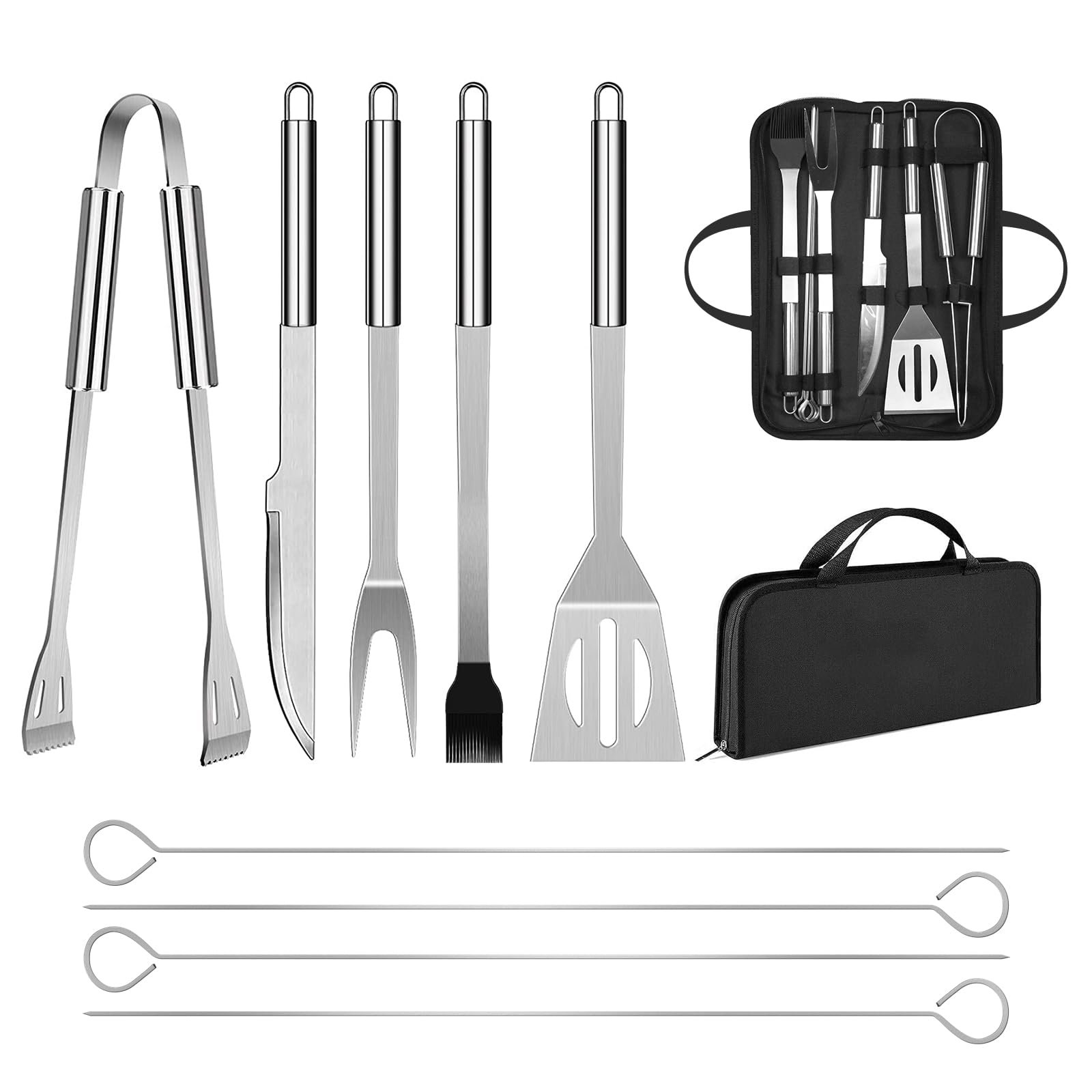 Barbecue Accessories Kit 6 Piece Stainless Steel Utensils Set for ...