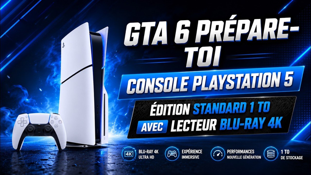 Console nouvelle génération - Lecteur 4K, SSD rapide