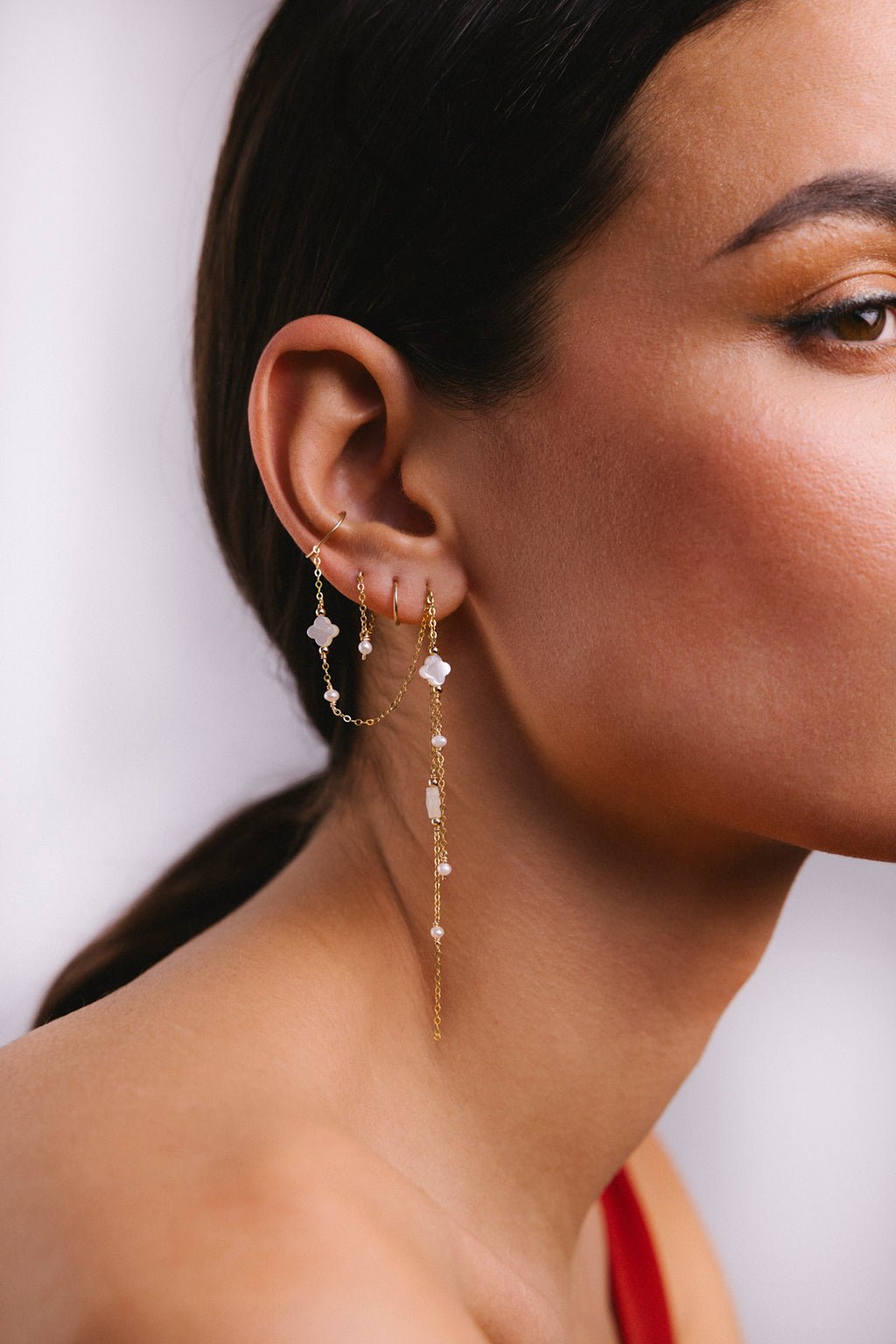 Boucles doreilles en perles