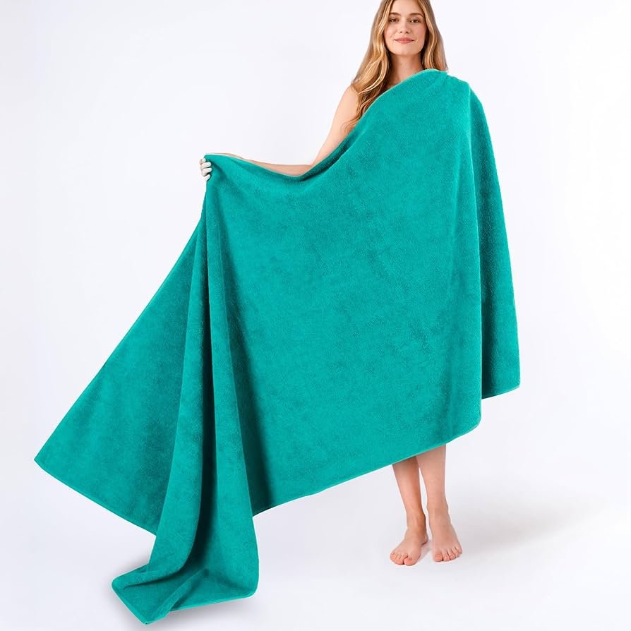 Bath Sheets Pure Cotton Bath Towel Adult Beach Towel Bathroom ...