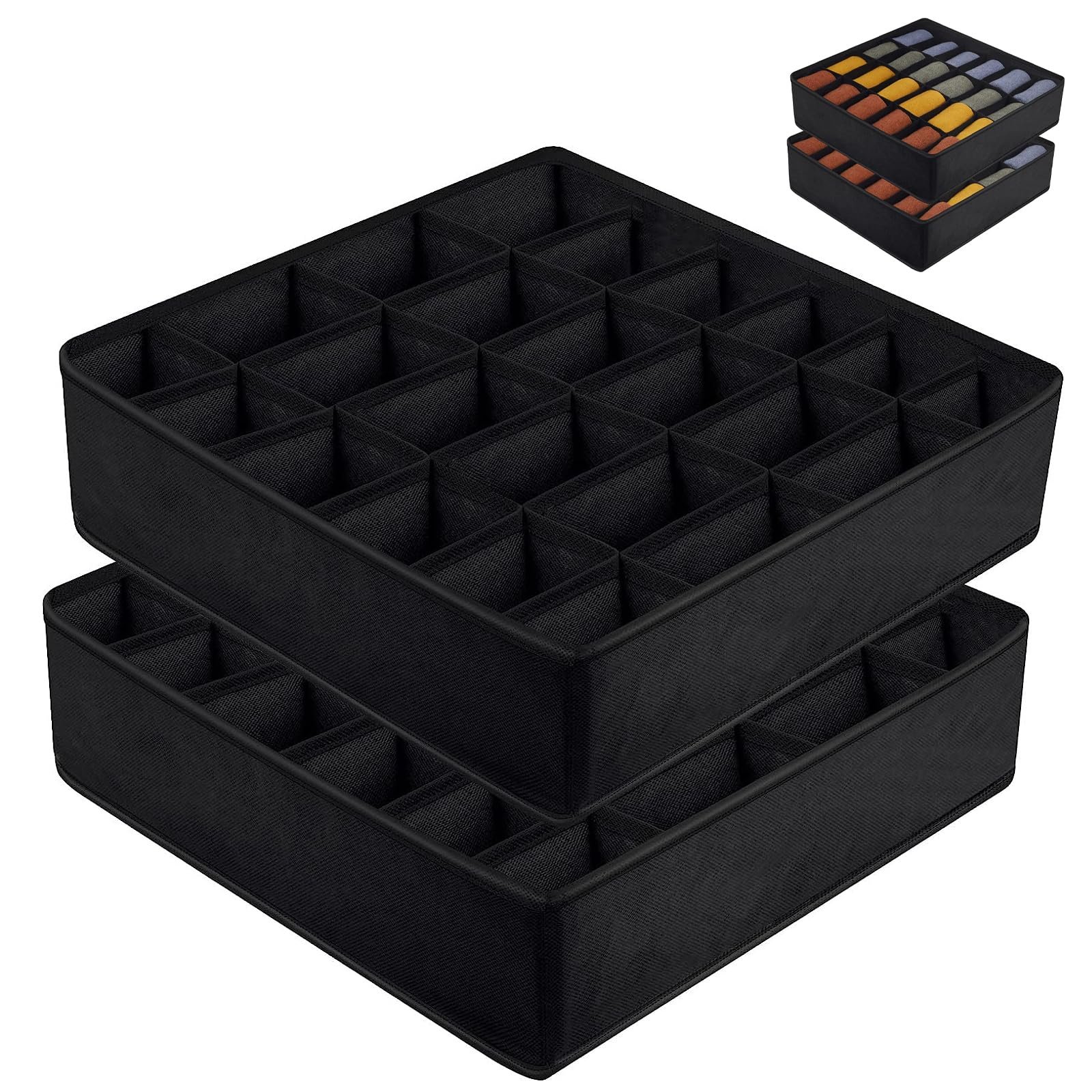 Benoon Storage Boxes, Foldable Clothing Underwear Socks ...