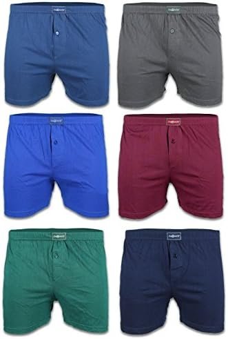 BestSale247 Lot de 6 caleçons boxeur classiques pour hommes ...