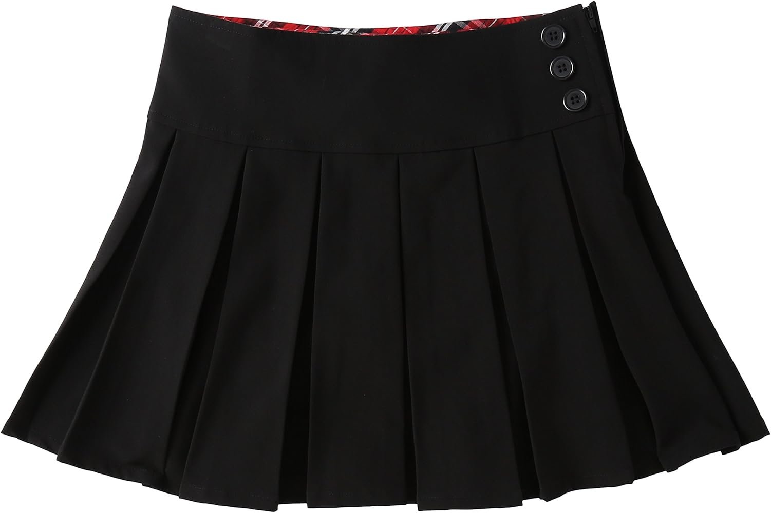 Bienzoe Girl School Uniform Dance Pleated Skirt