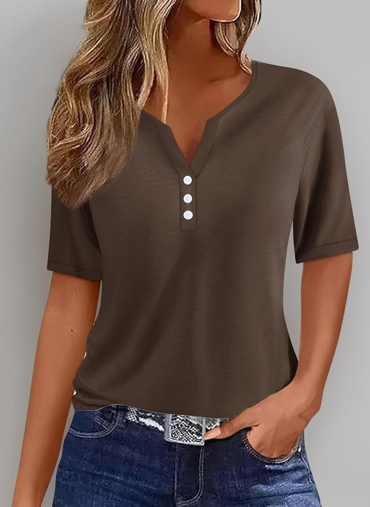 Blouses and Blouses Women T-Shirts Short Sleeve Tee ...