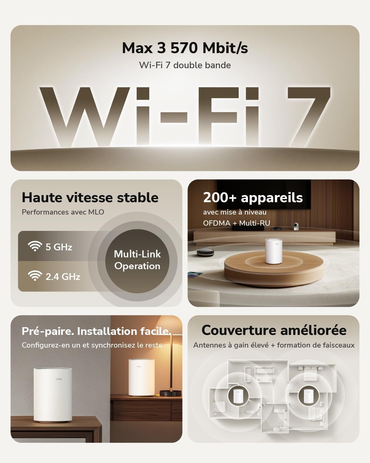 Bose Detecteurs Fumee Monoxyde USB-C
