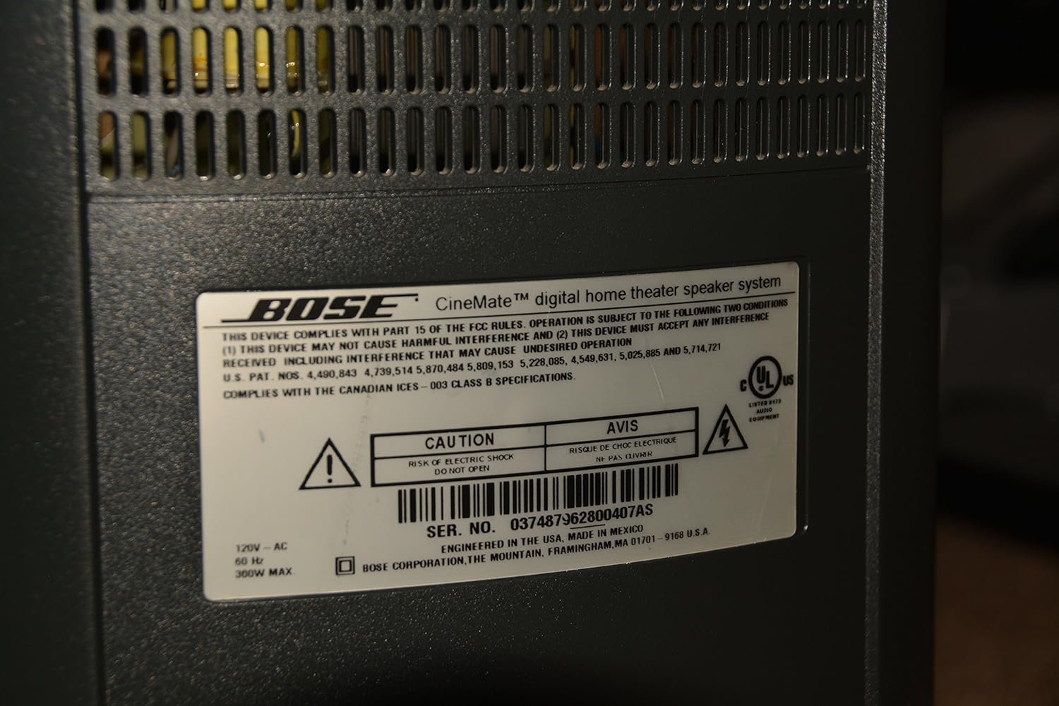 Bose Home Theater System