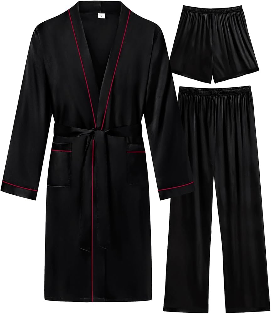 Bottoms Pajamas Men Set Pajamas Sexy Men Bathrobe Clothes ...
