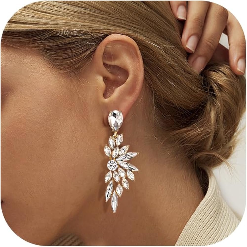 Clyhon Statement boucles d'oreilles pour hommes femmes, bijoux punk, acier inoxydable plaqu, hypoal
