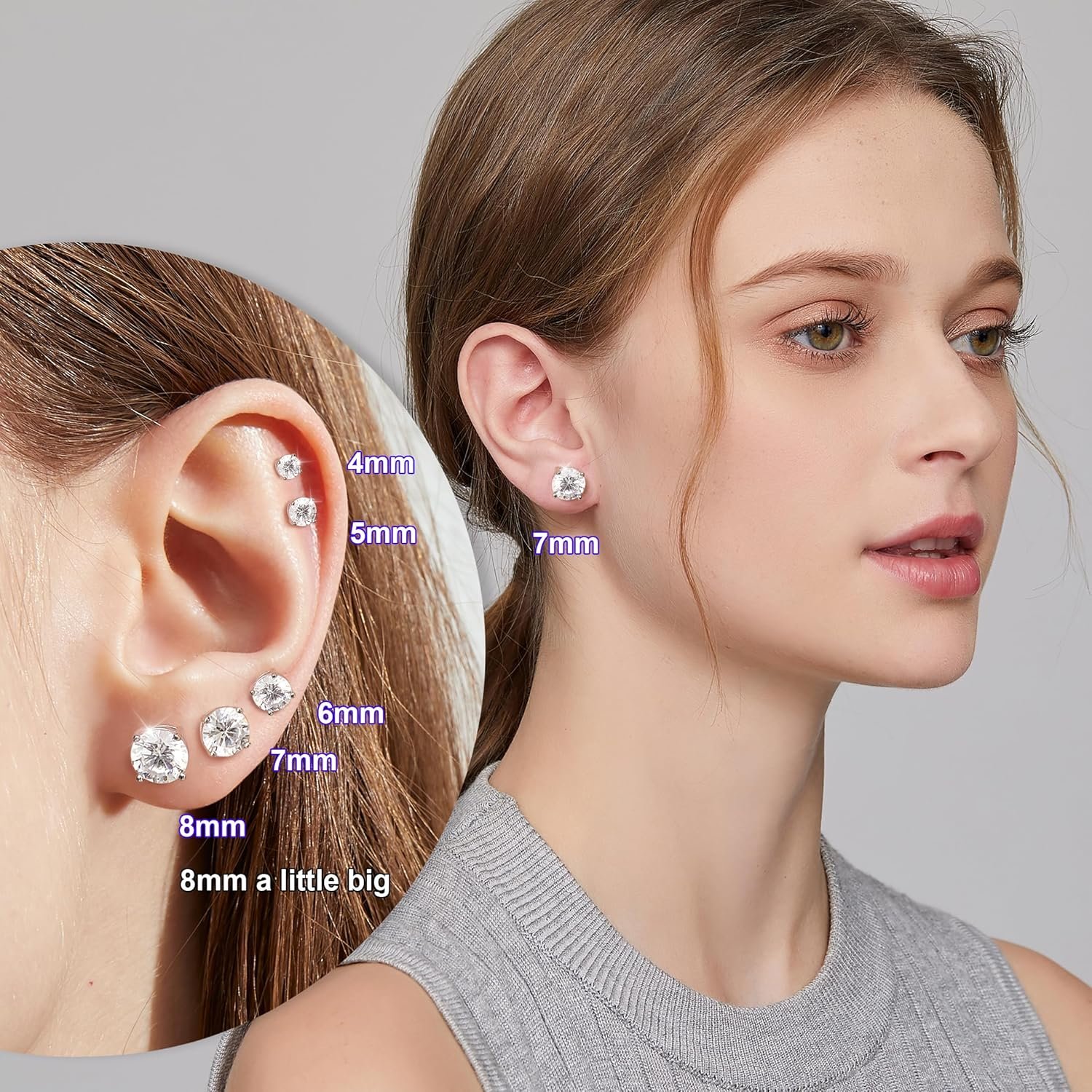 Boucles Doreilles En Argent Or - Cartier