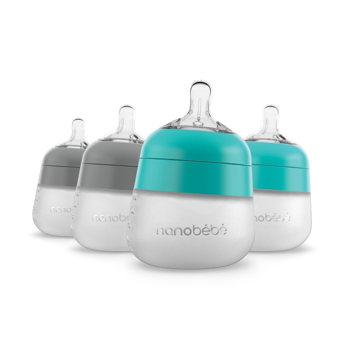 BPA, PVC, lead & phthalate free. What's Included: 2 Breastmilk Bottles (5 oz); 2 Flexy Silicone Bott