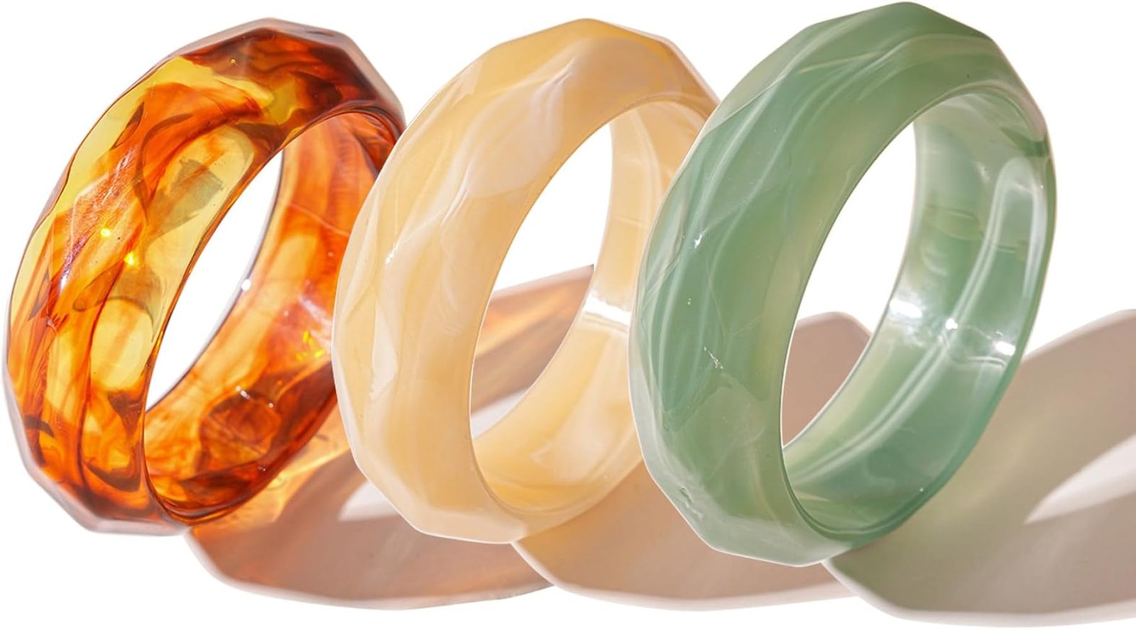 Bracelet Jonc Resine Acrylique Femme