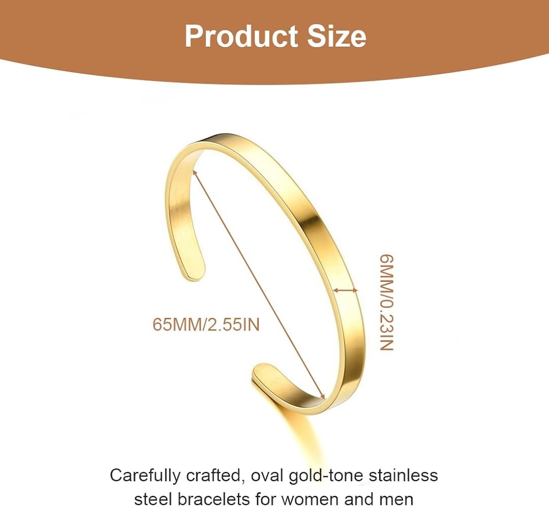 Bracelet Large Or : Bijoux