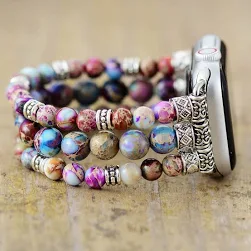 Bracelets de perles Bleu