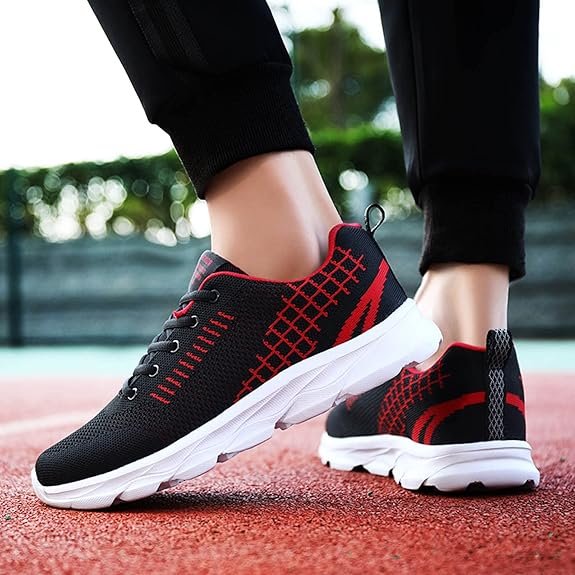 Breathable Sports Shoes Lace Up Sneakers Fashion Men Running ...