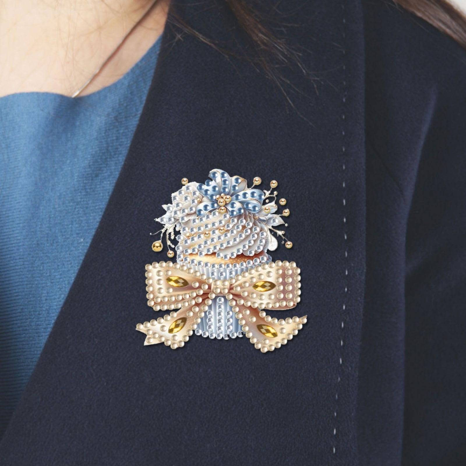 Broche Diamant