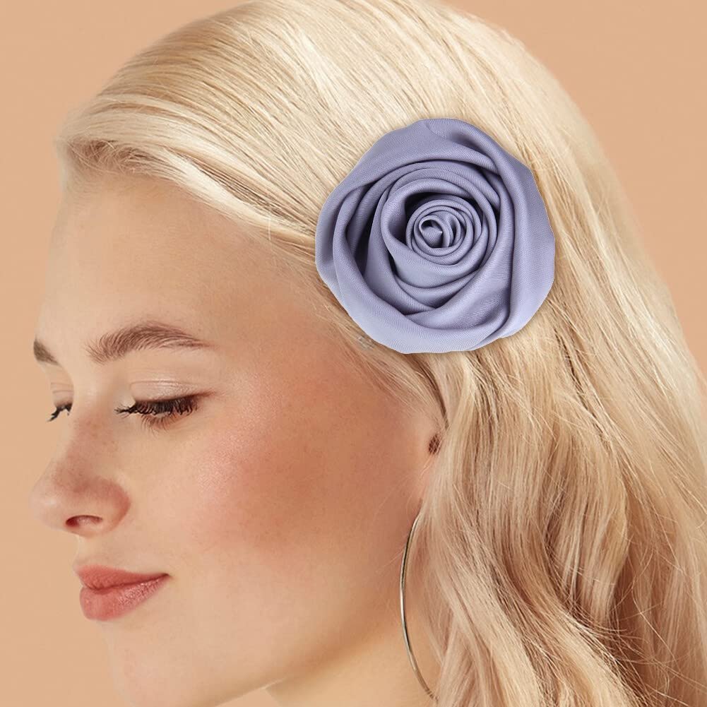 Broche Fleur Tissu