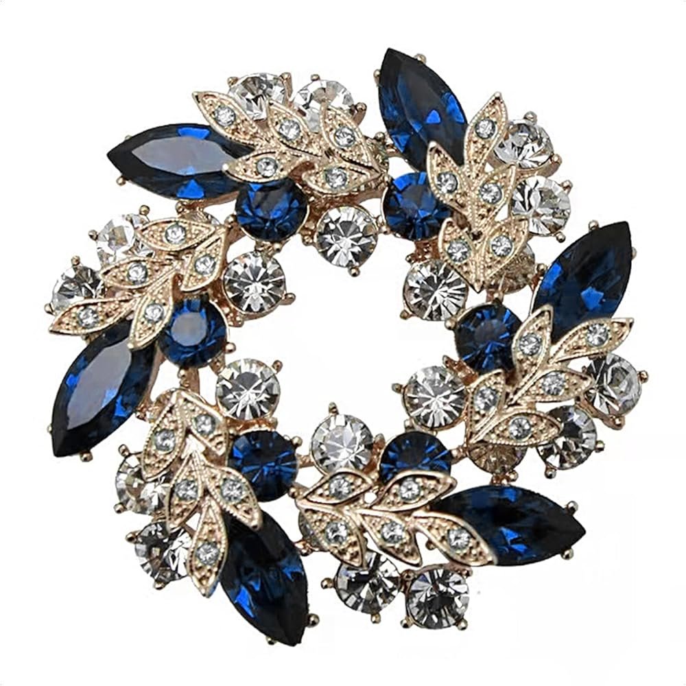 Lot de 2 Broches en Metal Dore - Epingles Mode Femme