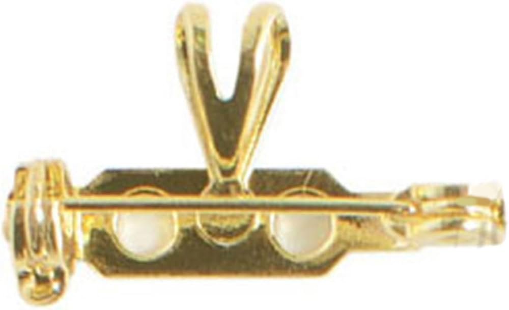 Broche Pendentif Doré