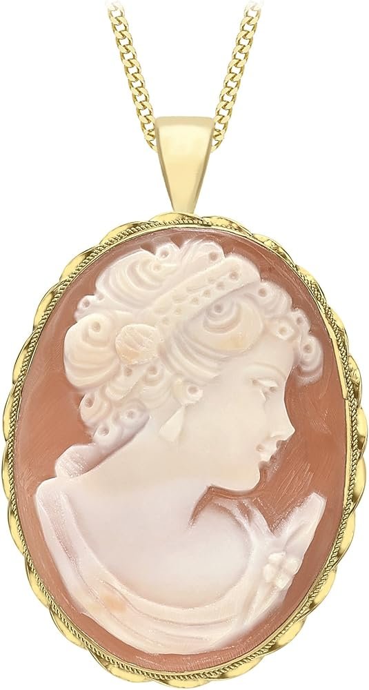 Broche Pendentif Doré
