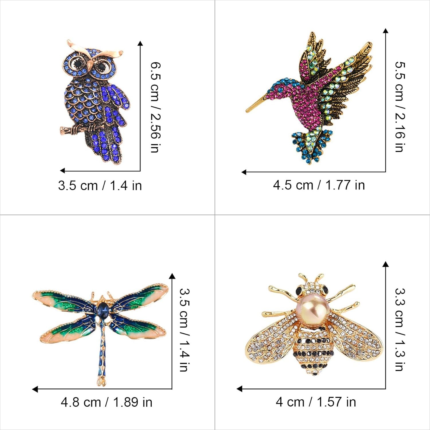 Broches en forme d'animaux