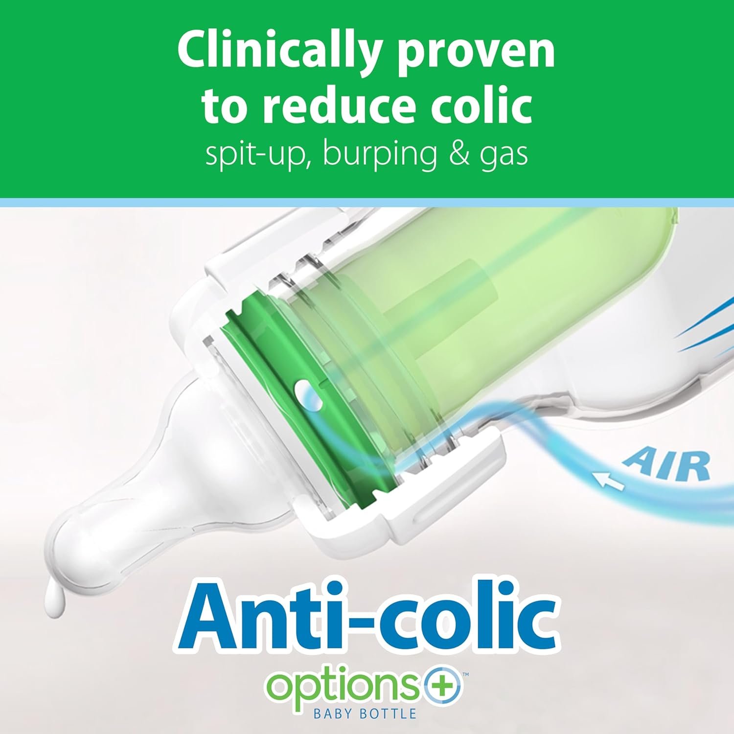 Brown's Anti-Colic Options+ Glass Baby Bottle Set - 18ct: BPA-Free