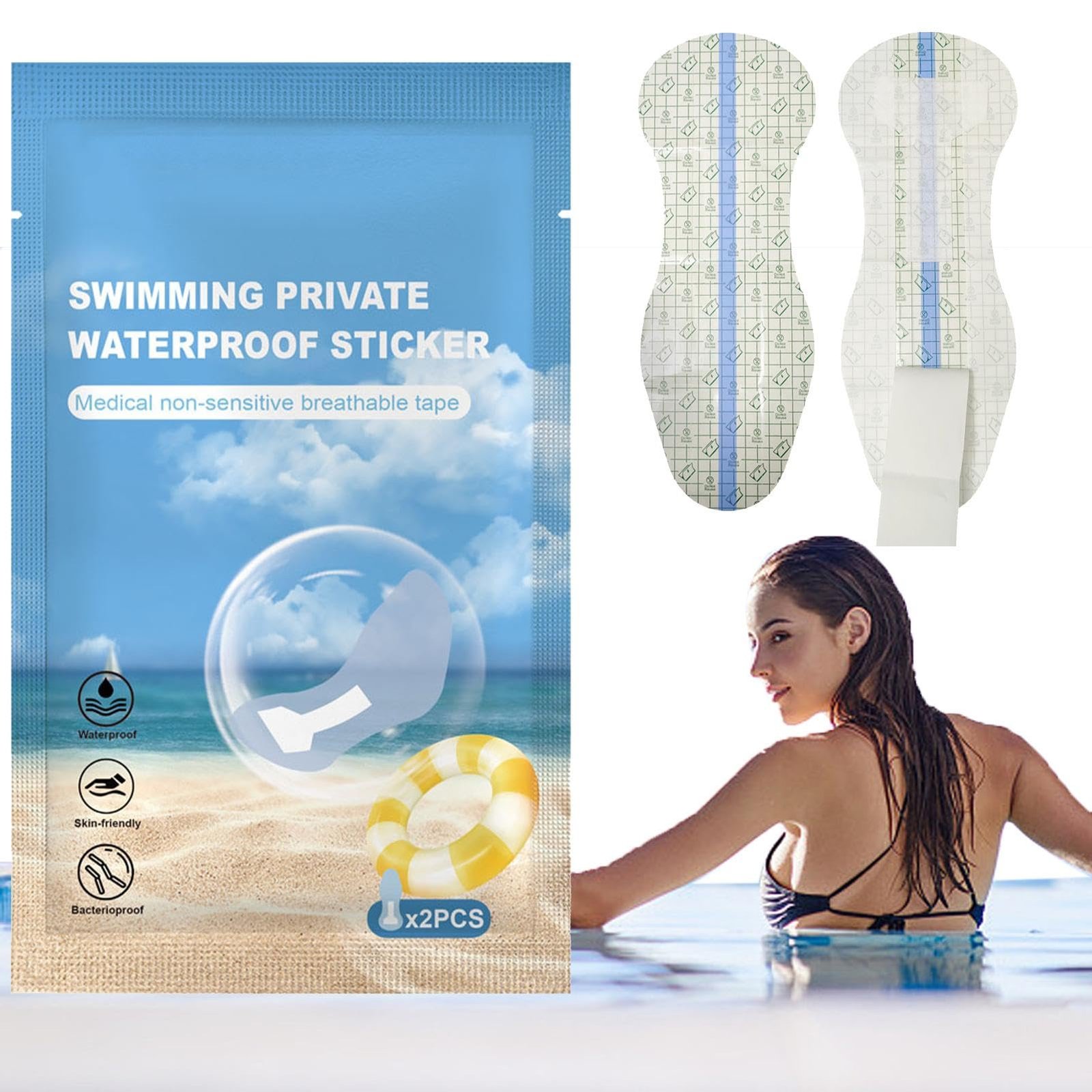 BUGUUYO 100 x Waterproof Panty Liners for Women Self Adhesive ...