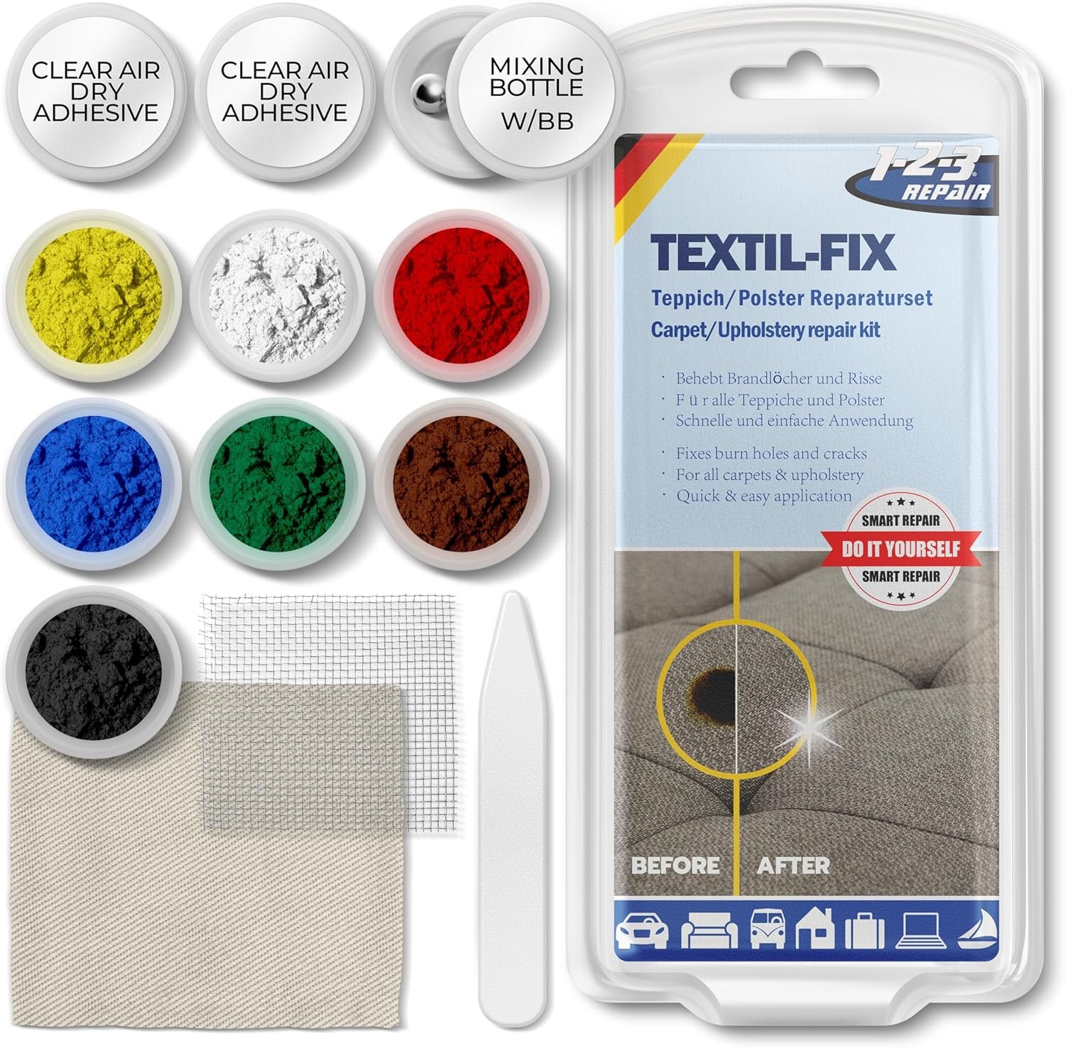 Car Repair Tools Collection Premium - Blanc