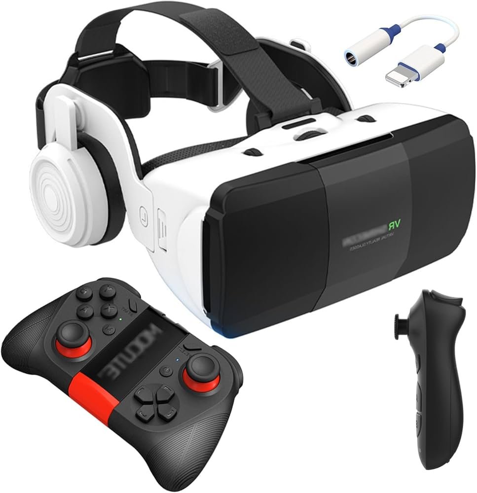 Casques VR Bleu