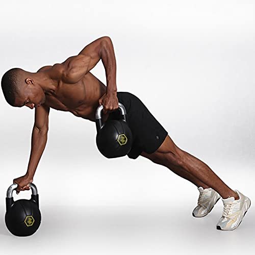 Cfty Rubber Coated Kettlebell 8kg 12kg 16kg 20kg Home Fitness ...