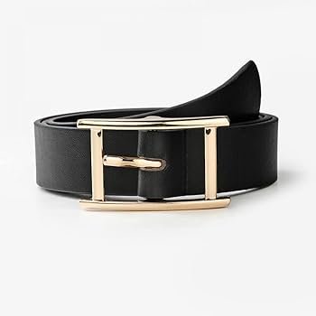 CHANYI Women Dress Belts Fashion Black Belt White ...