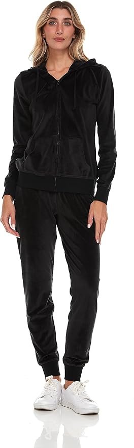Cheetah Women's Velvet Tracksuit 2 Piece Tracksuit with Hoodie ...