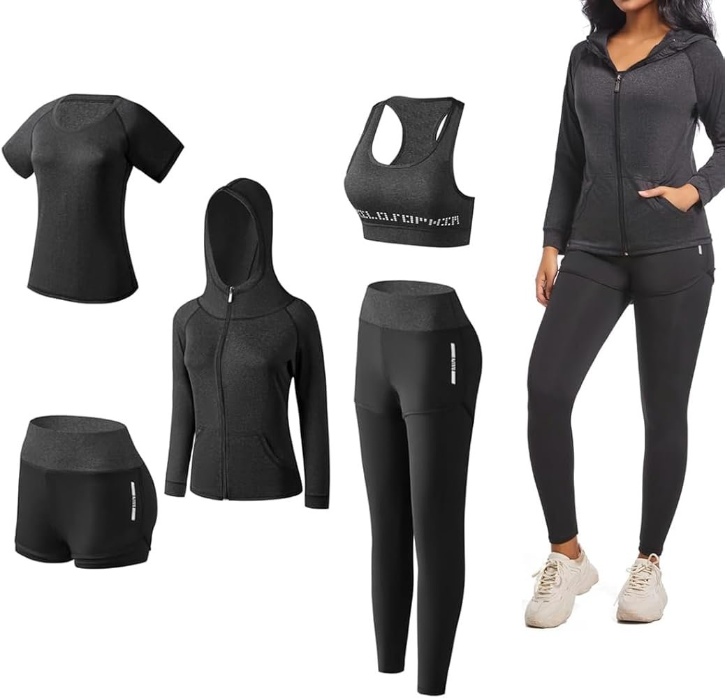 Chic and Elegant Women's Jogging Set Wide Sport Fitness ...