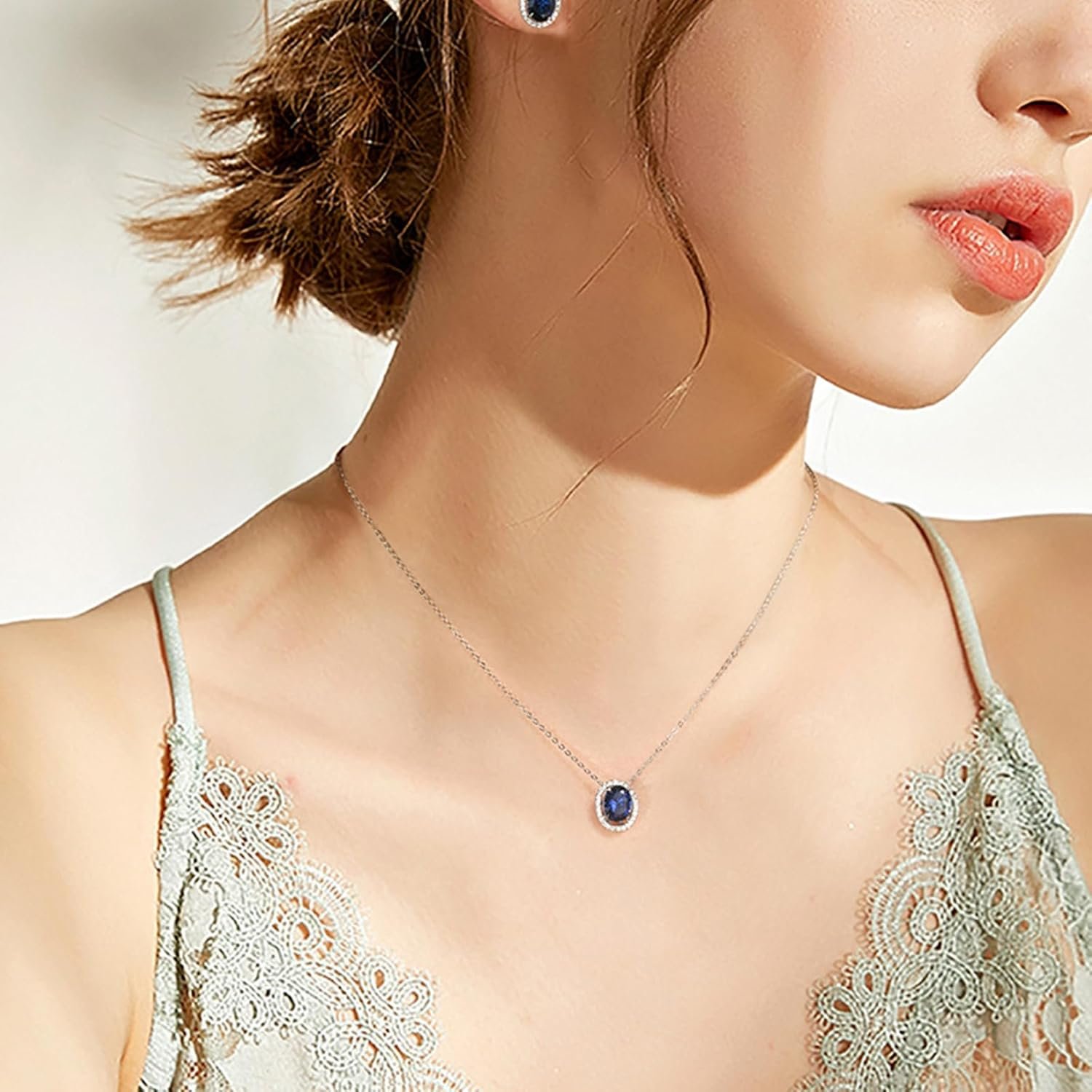 Collier Argent 925 Marriage Elegant